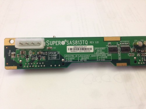 Комплектующая SuperMicro BPN-SAS-813TQ 1U SAS / SATA Backplane — фото 1