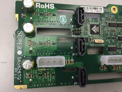 Комплектующая *NEW* SuperMicro BPN-SAS-826TQ SAS826TQ SAS / SATA Backplane SAS-2 compatible — фото 1