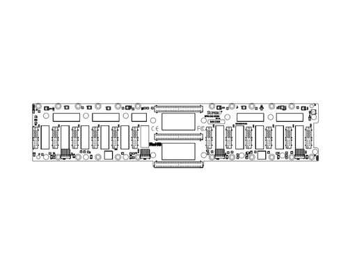 Комплектующая *NEW* SuperMicro BPN-SAS-938H Backplane for SC938, 16x 3.5" SAS/SATA — фото 1