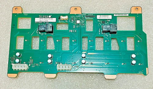 SSD-накопитель SSD Supermicro BPN-SAS3-833A 3U 8-Port BPN 8x3.5"SAS3/SATA3 HDD/SSD X11 Platform — фото 1