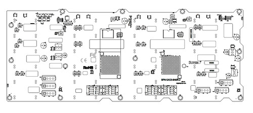 Комплектующая SuperMicro BPN-SAS3-846EL2 Backplane - supports up to 24 SAS/SATA — фото 1