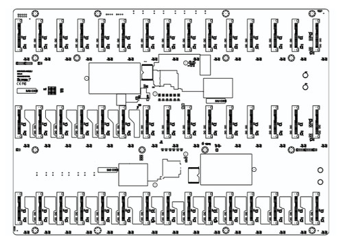 Комплектующая Supermicro BPN-SAS3-946LEL1 SAS3 12Gb/s single-path expander backplane — фото 1