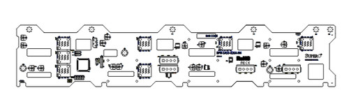 SSD-накопитель SSD Supermicro BPN-SAS4-825A-N4 8-Port 3.5" Backplane supports 4xSAS4/SATA3/NVMe5 — фото 1