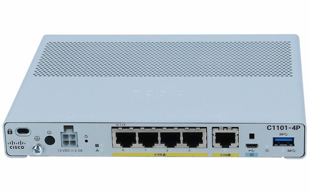 Маршрутизатор CISCO ISR C1101-4P — фото 1