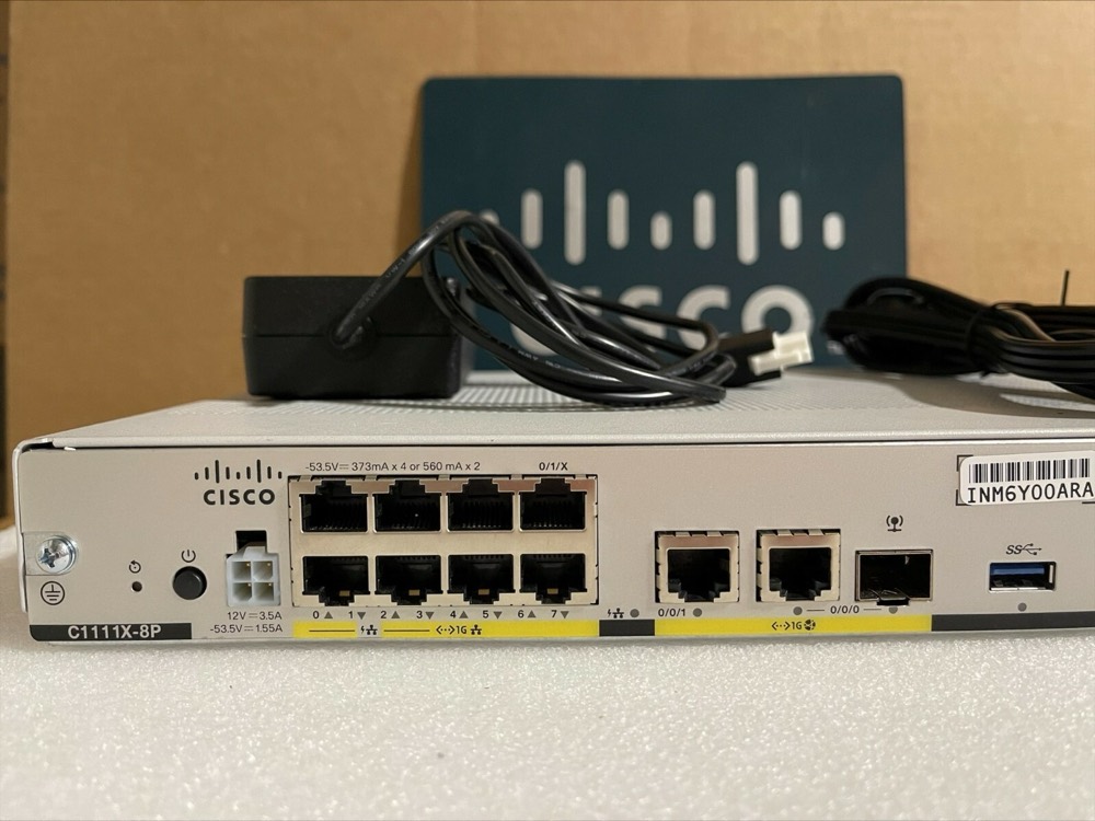 Маршрутизатор Cisco C1111X-8P Б/У В КОРОБЕ — фото 1