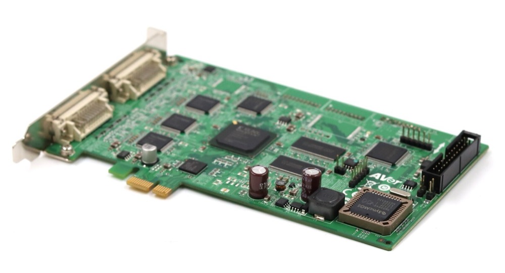 Плата AverMedia C168-E Dual-Port DVI Remote Monitoring Board P/N: 0405C168-ECH Tested — фото 1