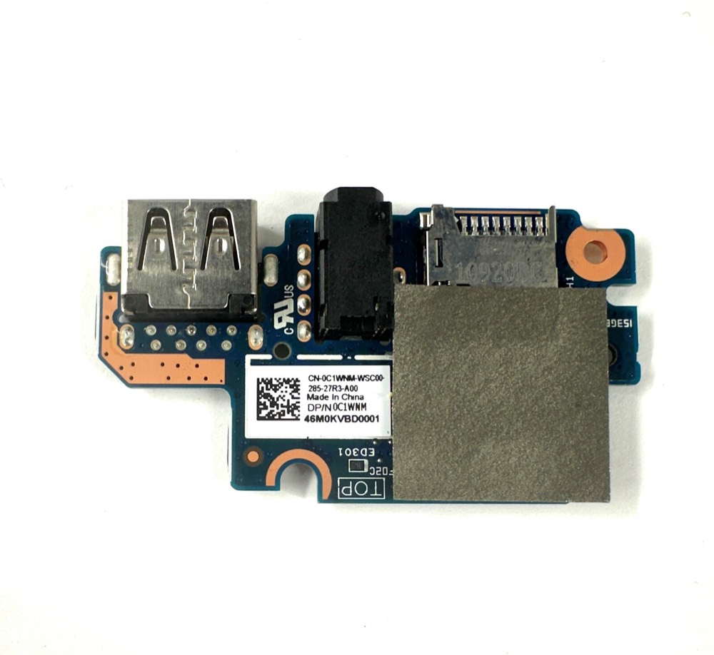 Плата C1WNM Dell Inspiron 7400 Right-side IO Circuit Board with Audio / USB Ports — фото 1