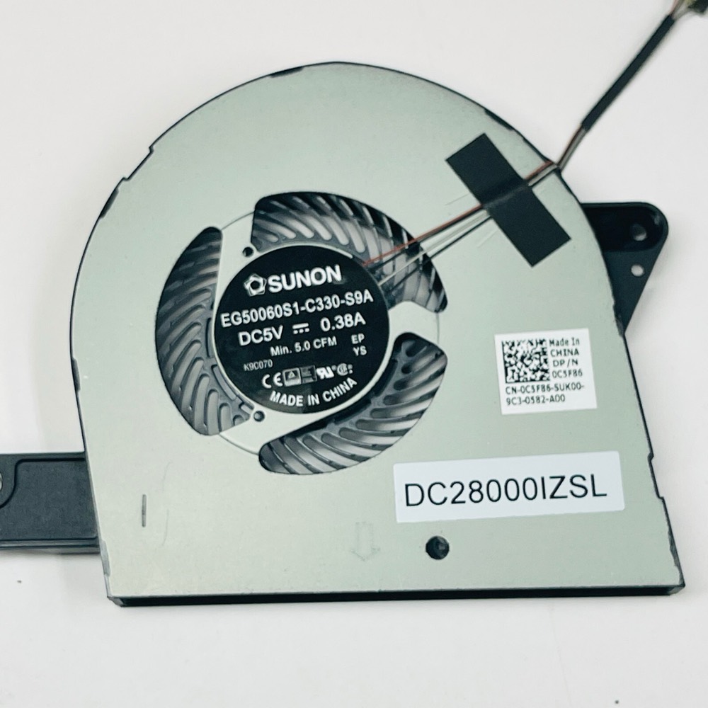 Вентилятор C5F86 Dell Latitude 5580 CPU Cooling Fan — фото 1
