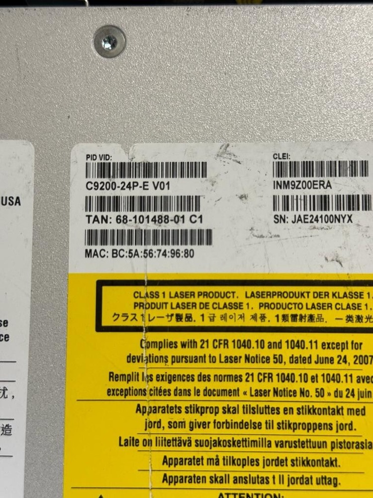 Коммутатор Cisco C9200-24P-E — фото 3