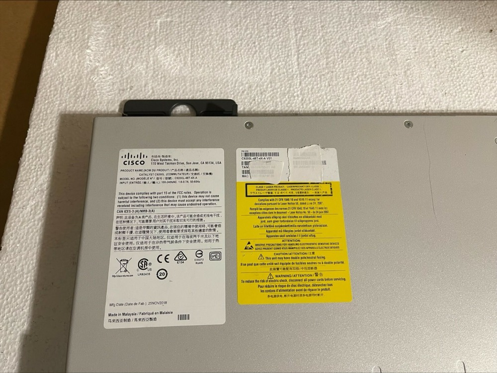 Коммутатор Cisco C9200L-48T-4X-A — фото 2