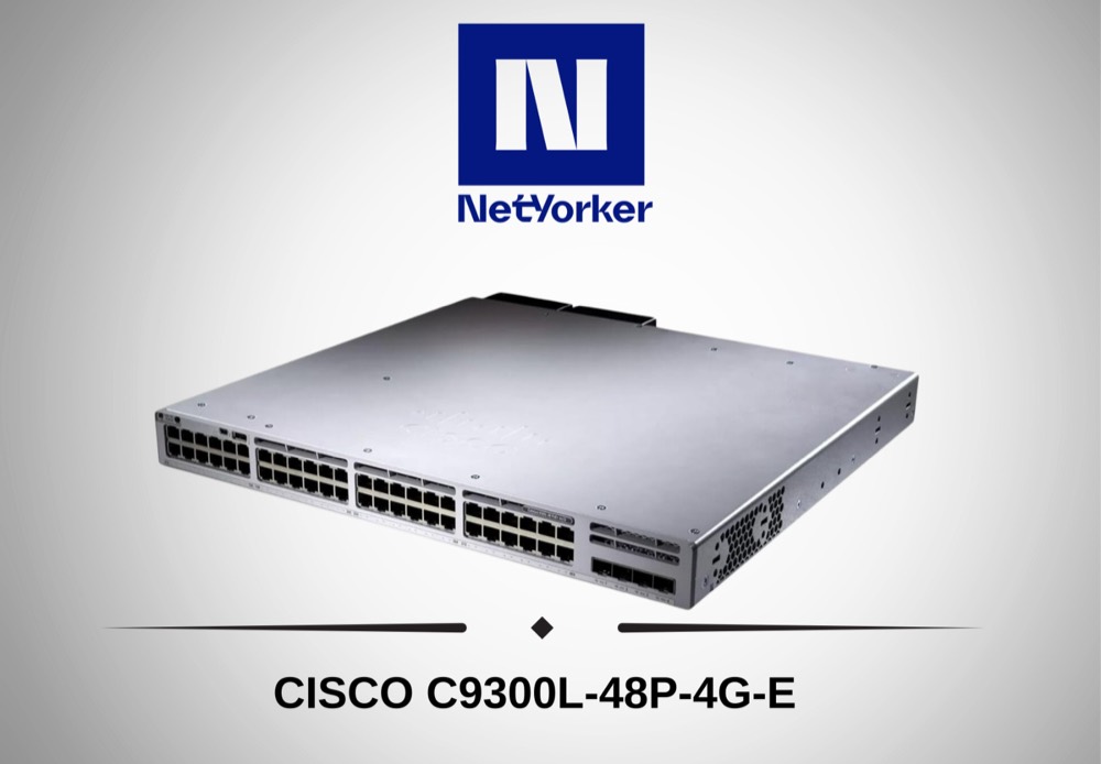Коммутатор Cisco C9300L-48P-4G-E — фото 1