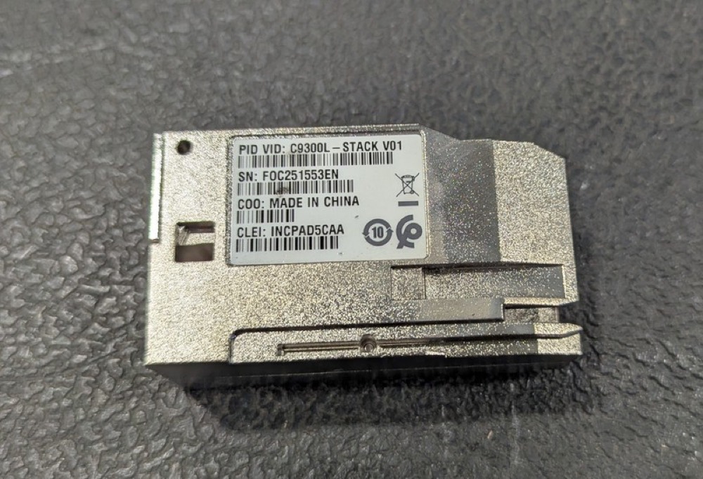 Коммутатор SINGLE (1) CISCO C9300L-STACK Module *Two required per switch* — фото 1