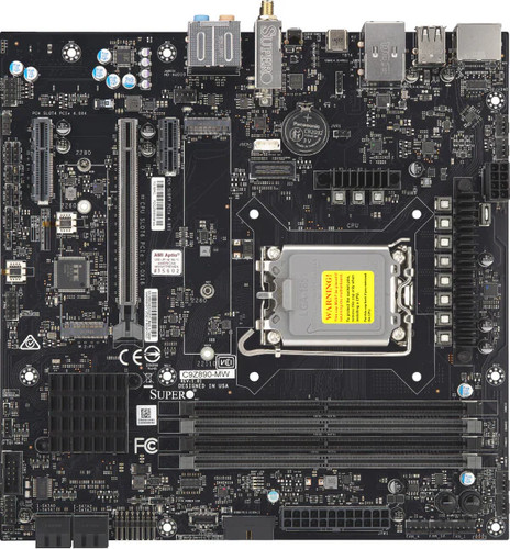 Комплектующая SuperMicro C9Z890-MW C9, DT, uATX, ARL-S, UP, Core Ultra, LGA1851, Z890, 125W — фото 1