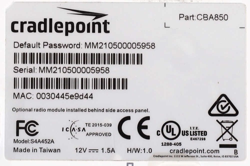Адаптер CradlePoint ARC CBA850 4G LTE Cellular Broadband Adapter Tested Working — фото 3