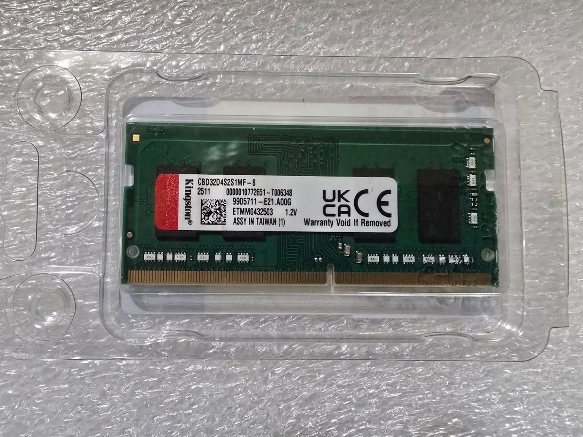 Модуль памяти Kingston 8 ГБ DDR4 SO-DIMM (CBD32D4S2S1MF-8) — фото 1