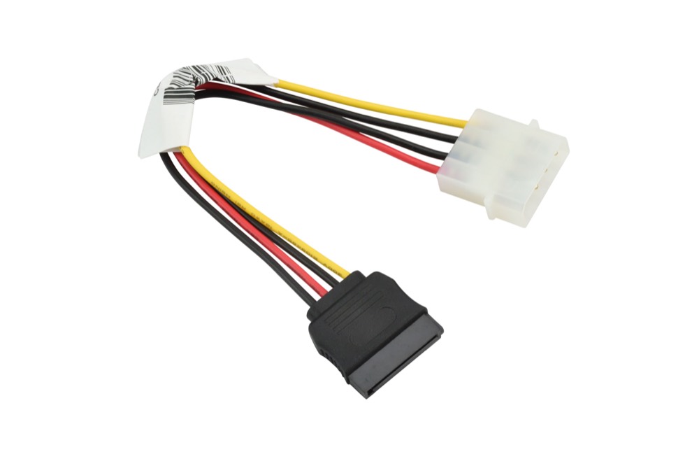 Кабель Supermicro 15cm 4-Pin Peripheral Connector to 15-Pin SATA Power Extension Cable (CBL-0080L) — фото 1