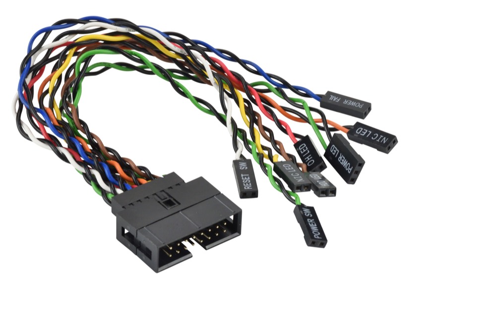 Разветвитель фронтальной панели Supermicro 16-pin 15 см (CBL-0084L) — фото 1