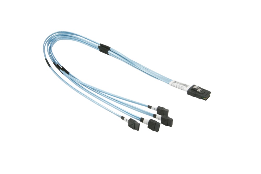 Кабель Supermicro Internal Reverse Breakout Crossover MiniSAS to 4 SATA 50/50/50/50cm Cable (CBL-0116L) — фото 1
