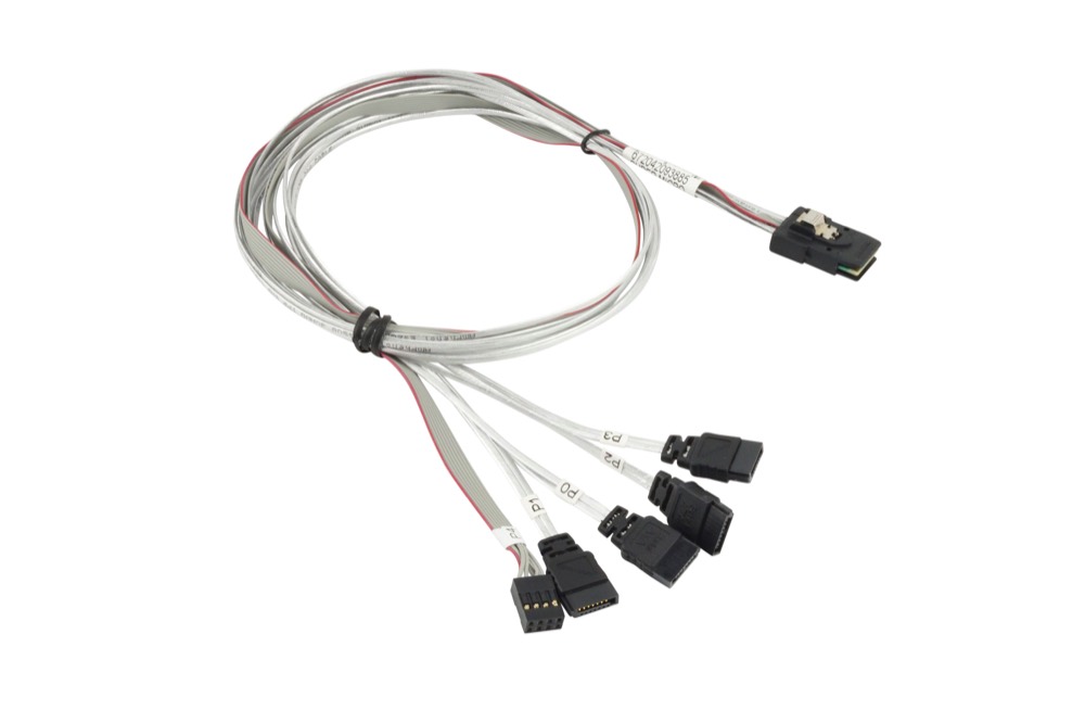 Кабель Supermicro MiniSAS to 4x SATA 70/70cm Cable (CBL-0237L-01) — фото 1