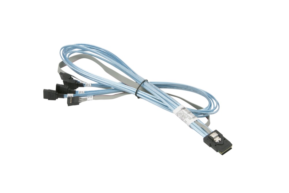 Кабель Supermicro Internal Reverse Breakout Crossover MiniSAS to 4 SATA 70/70/70/70cm Cable (CBL-0294L-01) — фото 1