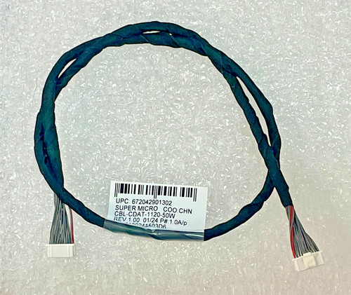 Кабель Supermicro CBL-CDAT-1120-50W Picoclasp SB,NCSI,2x10 to 2x10,WH,50cm,28AWG,1A/p — фото 1
