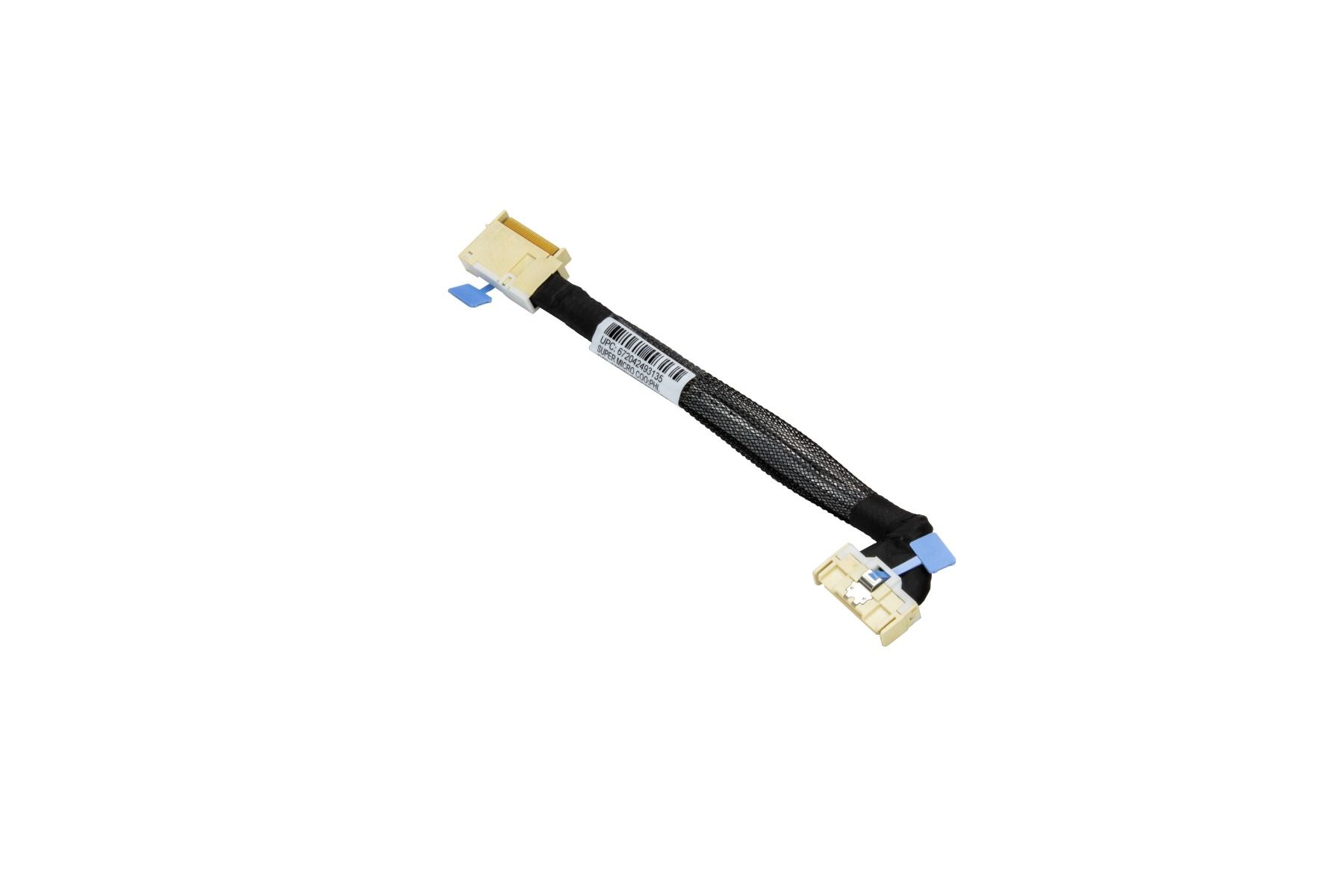 Кабель Supermicro MCIO x8 Right Exit to MCIO x8 Left Exit 15cm Cable (CBL-MCIO-1215AM5LRE) — фото 1