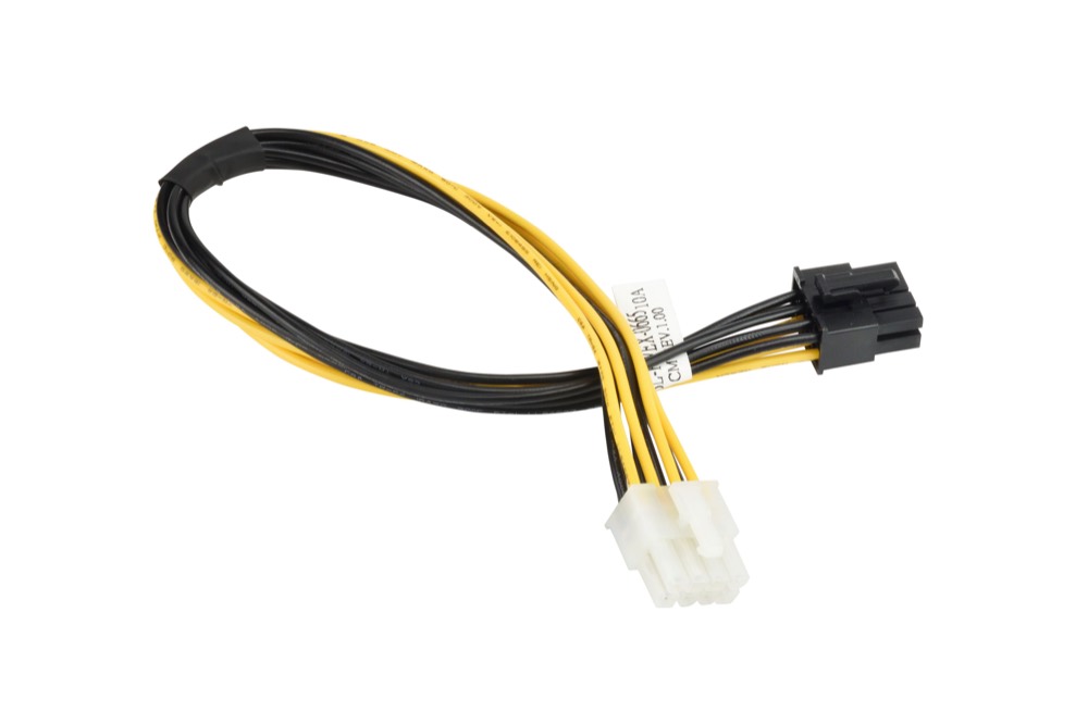 Кабель Supermicro 8-Pin CPU to 8-Pin PCIe 30cm GPU Power Cable (CBL-PWEX-0665) — фото 1