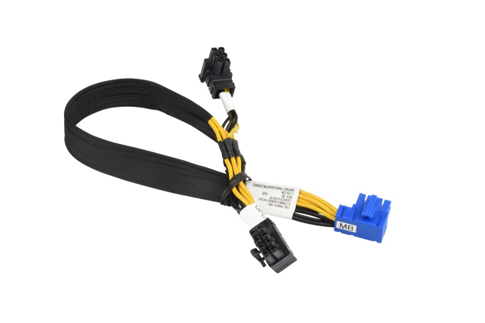 Кабель Supermicro 8-Pin Right Angle CPU to 8-Pin + 6-Pin PCIe 34cm GPU Cable (CBL-PWEX-1061) — фото 1