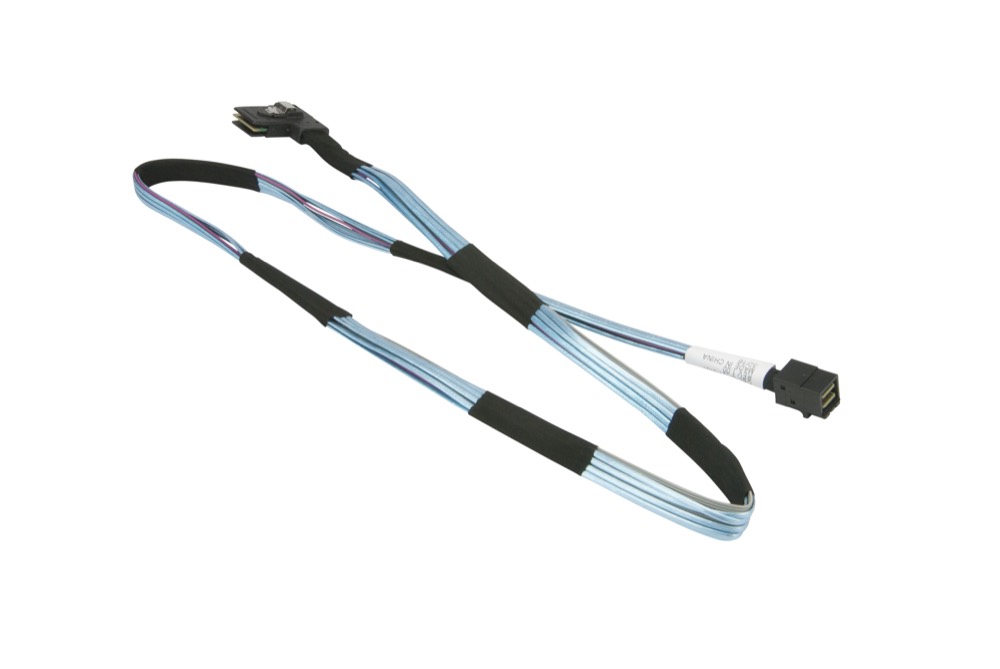 Кабель Supermicro Right Angle MiniSAS to Straight Angle MiniSAS HD 85cm Cable (CBL-SAST-0701) — фото 1
