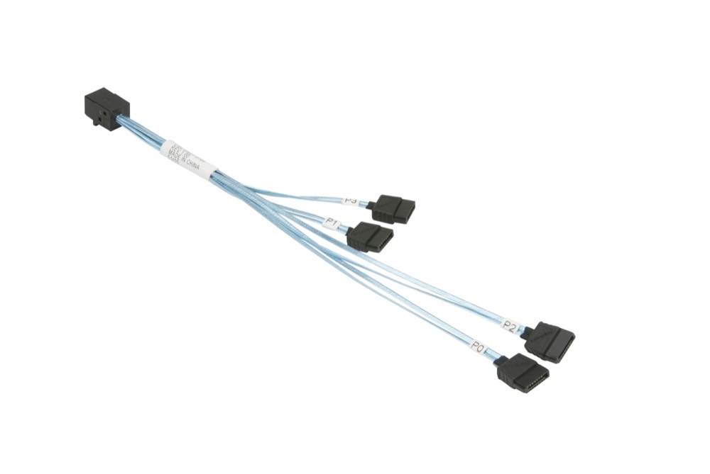 Кабель Supermicro MiniSAS HD to 4 SATA 13/13/23/23cm Cable (CBL-SAST-0703) — фото 1
