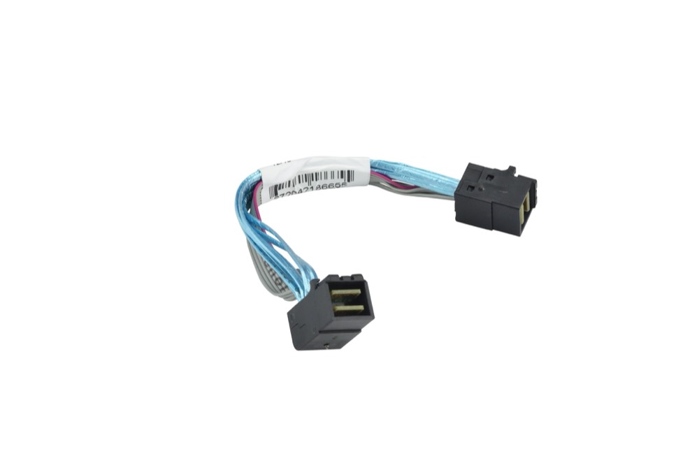 Кабель Supermicro 11cm Internal MiniSAS HD (Reversed Right Angle) to MiniSAS HD Cable (CBL-SAST-0706) — фото 1