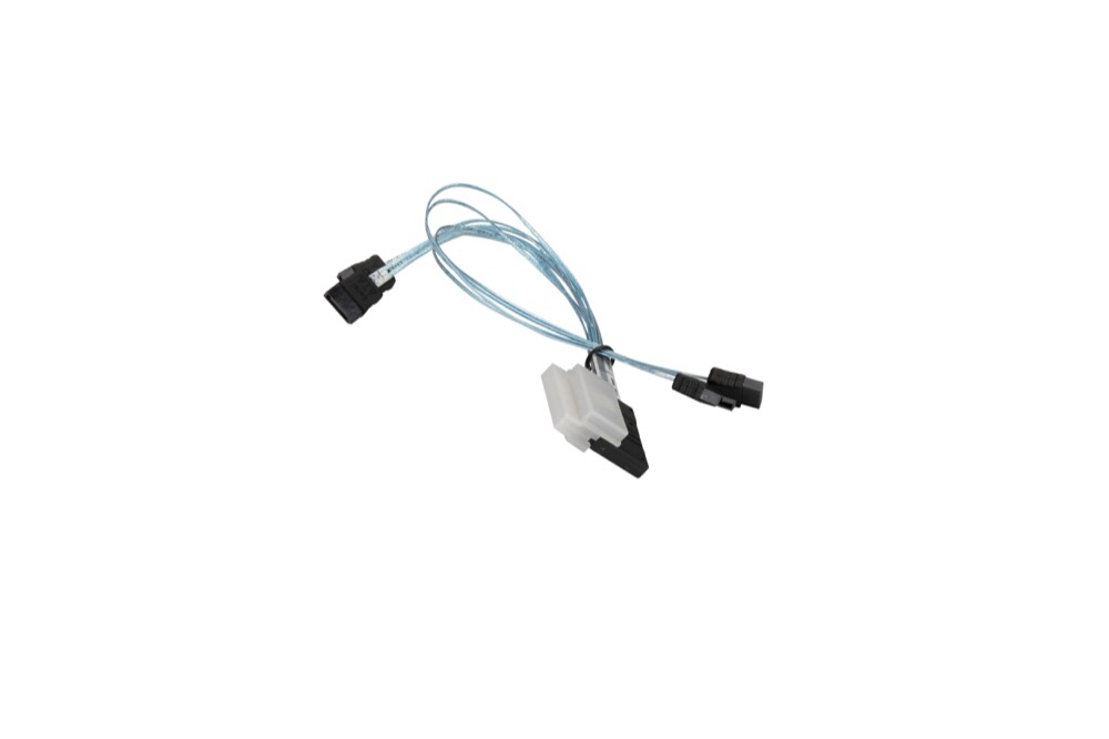Кабель Supermicro Supemicro Slimline SAS x8 (LE) to 4 SATA 16/16/26/26cm Cable (CBL-SAST-0813) — фото 1