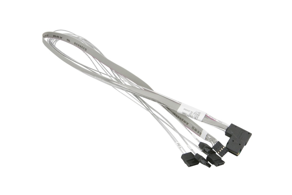 Кабель Supermicro MiniSAS to 4 SATA 55/55/55/55cm with Sideband Cable (CBL-SAST-0880) — фото 1