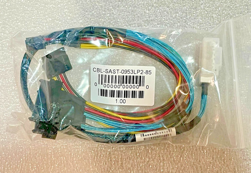 Кабель SuperMicro CBL-SAST-0953LP2-85 SlimsasLP x8 to 2x SFF-8639 w Pwr,(47+22)x2+4CM — фото 1