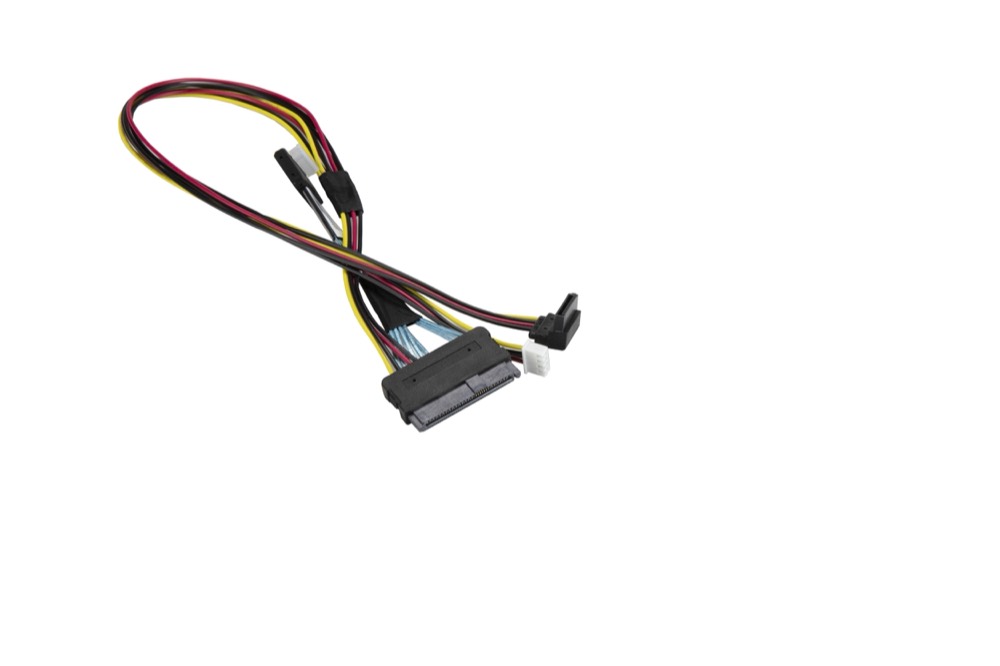 Кабель Supermicro 45cm OCuLink (Right Angle) to U.2 PCIE with Power Cable (CBL-SAST-0955) — фото 1