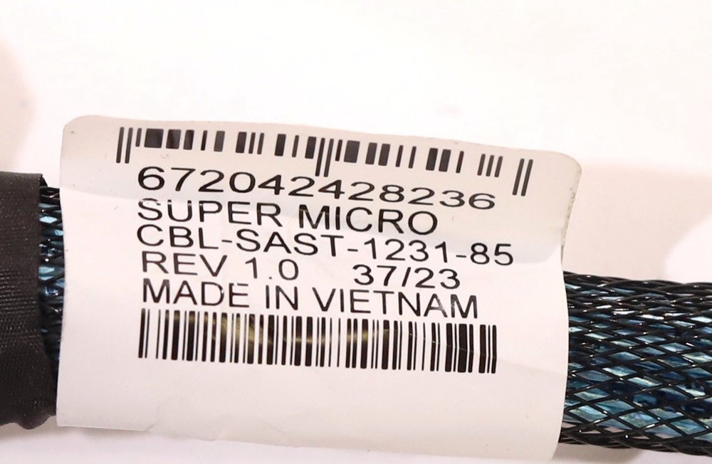 Кабель SuperMicro 12" Slimline X8 STR To STR Cable P/N: CBL-SAST-1231-85 Tested Working — фото 3