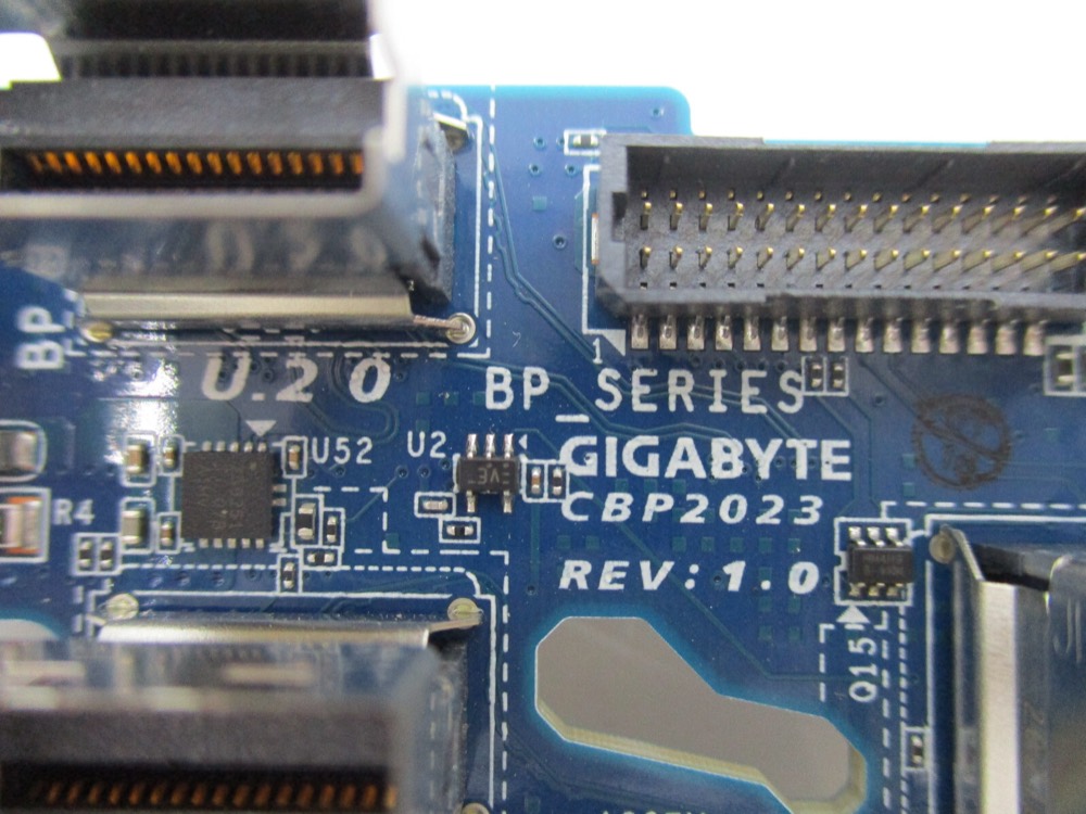 Бэкплейн Gigabyte CBP2023 2-Bay SAS/SATA Backplane Board Tested Working — фото 3