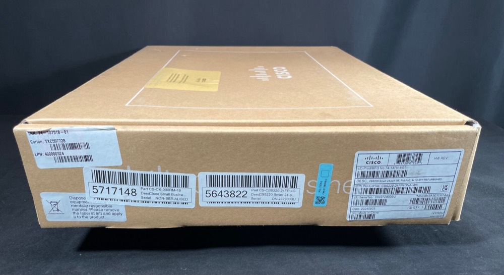 Оборудование Cisco CBS220-24FP-4G — фото 3