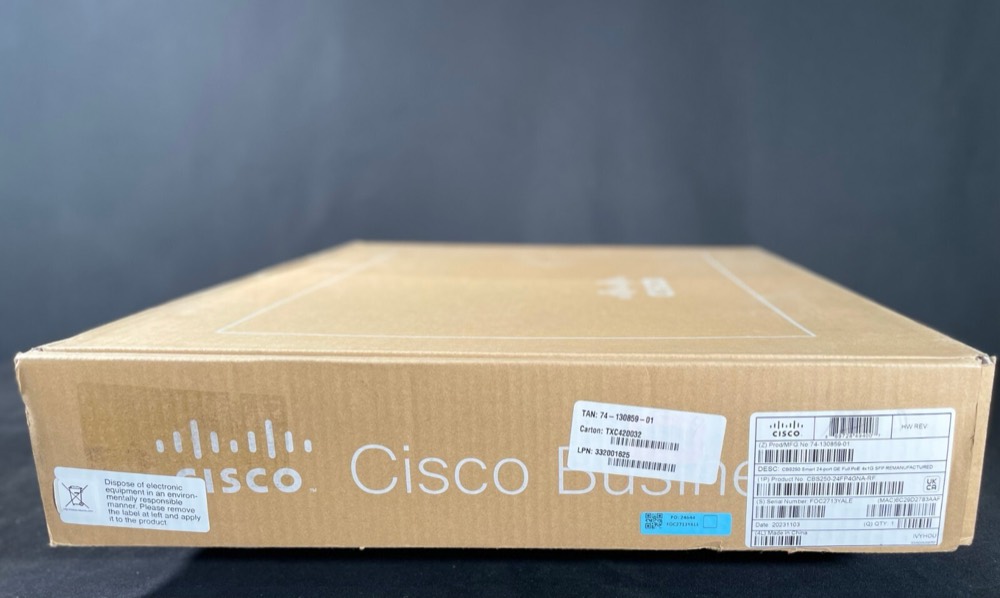 Коммутатор Cisco CBS250-24FP-4G — фото 2