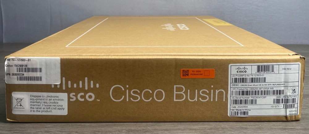 Коммутатор Cisco CBS250-48T-4X — фото 2