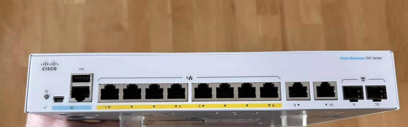 Коммутатор Cisco CBS350-8FP-E-2G — фото 2