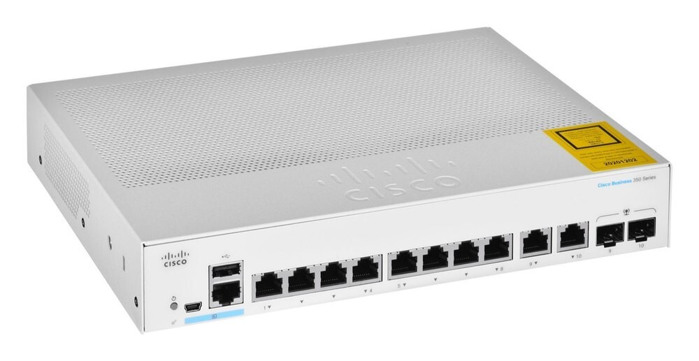 Коммутатор Cisco CBS350-8T-E-2G — фото 1