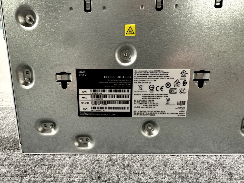 Коммутатор Cisco CBS350-8T-E-2G — фото 3