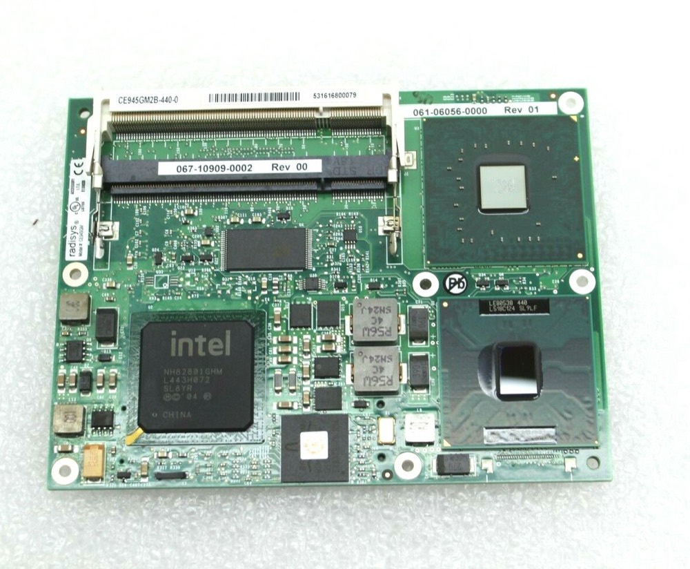 Компонент CE945GM NEW radisys (CE945GM2B-440-0) Type 2, 95x125mm COM, Intel Celeron-M 440 — фото 1