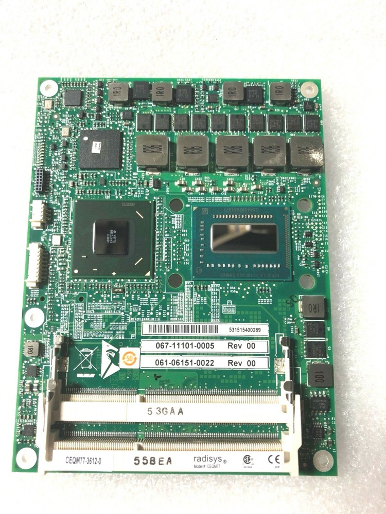 Компонент CEQM77-3612-0 Radisys TYPE 6 95X125MM COM, 3RD GEN QUAD CORE I7 embedded compter — фото 1
