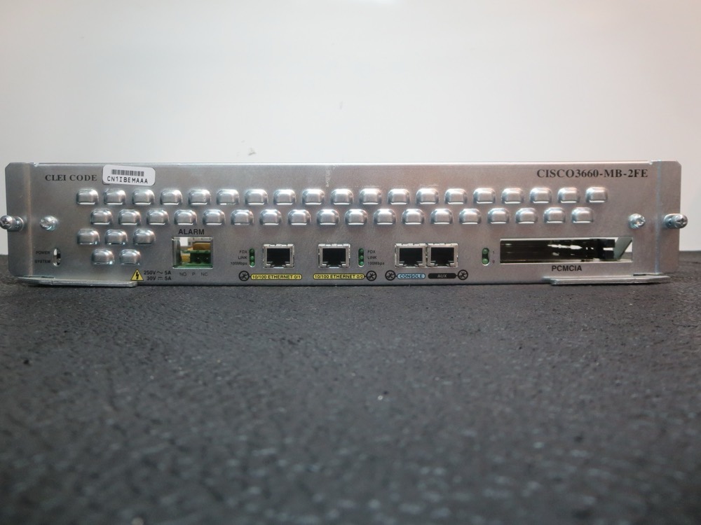 Двухпортовая системная плата CISCO3660-MB-2FE для маршрутизатора CISCO 3660 — фото 1