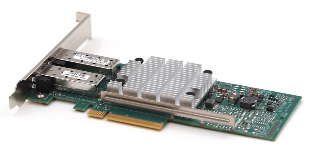 Трансивер HP CN1100R Dual-Port 10GB SFP+ Converged Network Adapter P/N: 706801-001 Tested — фото 1