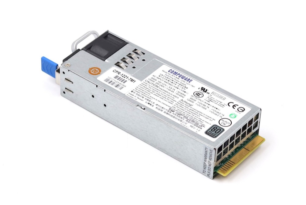 Блок питания Compuware 1U 1200 Вт OEM (CPR-1221-7M1) — фото 1