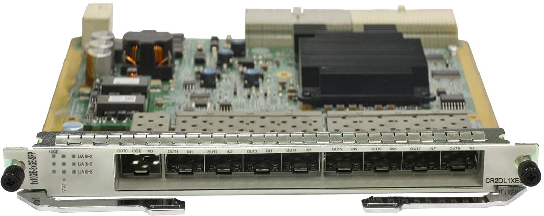 Интерфейсная плата Huawei CR2DL1XE8G11 (1×10G, 8×100/1000 SFP) — фото 1