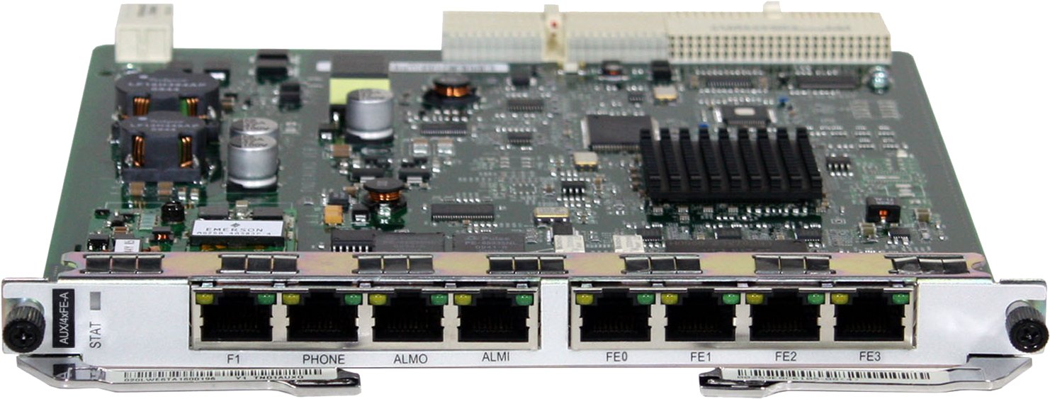 Интерфейсная плата Huawei CR5D00AUXQ10 (4×100Base-RJ45) — фото 1